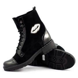 Dolce Pietro Botas negras con aislamiento para mujer 2065 negro 3