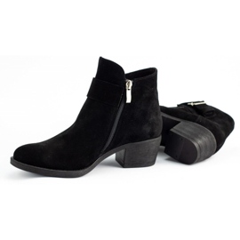 Olivier Botas de tacón Black Rosa negro 3
