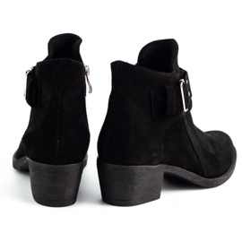 Olivier Botas de tacón Black Rosa negro 4