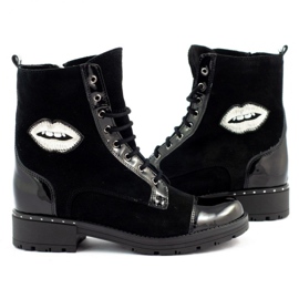 Dolce Pietro Botas negras con aislamiento para mujer 2065 negro 5