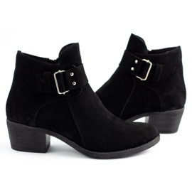 Olivier Botas de tacón Black Rosa negro 5
