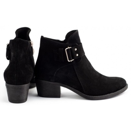 Olivier Botas de tacón Black Rosa negro 6