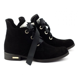 Olivier Botas Flora negras con cinta negro 2