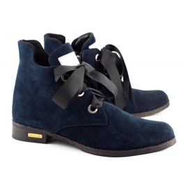 Olivier Botas con cinta, aislante Flora azul marino 3