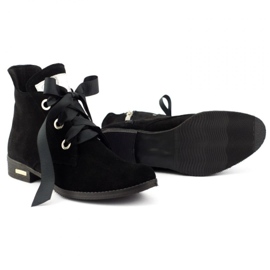 Olivier Botas Flora negras con cinta negro 4