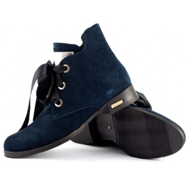 Olivier Botas con cinta, aislante Flora azul marino 4