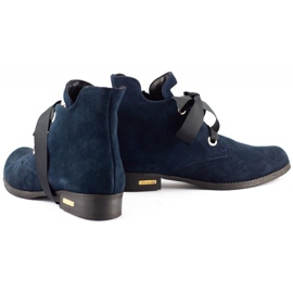 Olivier Botas con cinta, aislante Flora azul marino 5