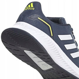 Zapatillas adidas Runfalcon 2.0 K azul marino FY9498 para niños blanco 4