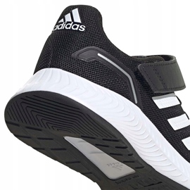 Zapatillas adidas Runfalcon 2.0 para niños negras FZ0113 blanco negro 4