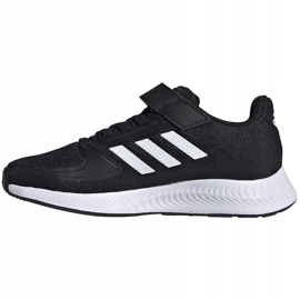 Zapatillas adidas Runfalcon 2.0 para niños negras FZ0113 blanco negro 2