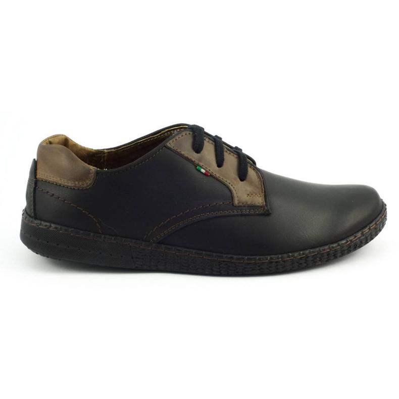 Zapatos casual hombre 294 negro 1