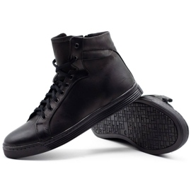 KENT Zapatos de hombre creepersy insulated 306 Black negro 3