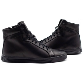 KENT Zapatos de hombre creepersy insulated 306 Black negro 5