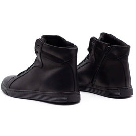 KENT Zapatos de hombre creepersy insulated 306 Black negro 8