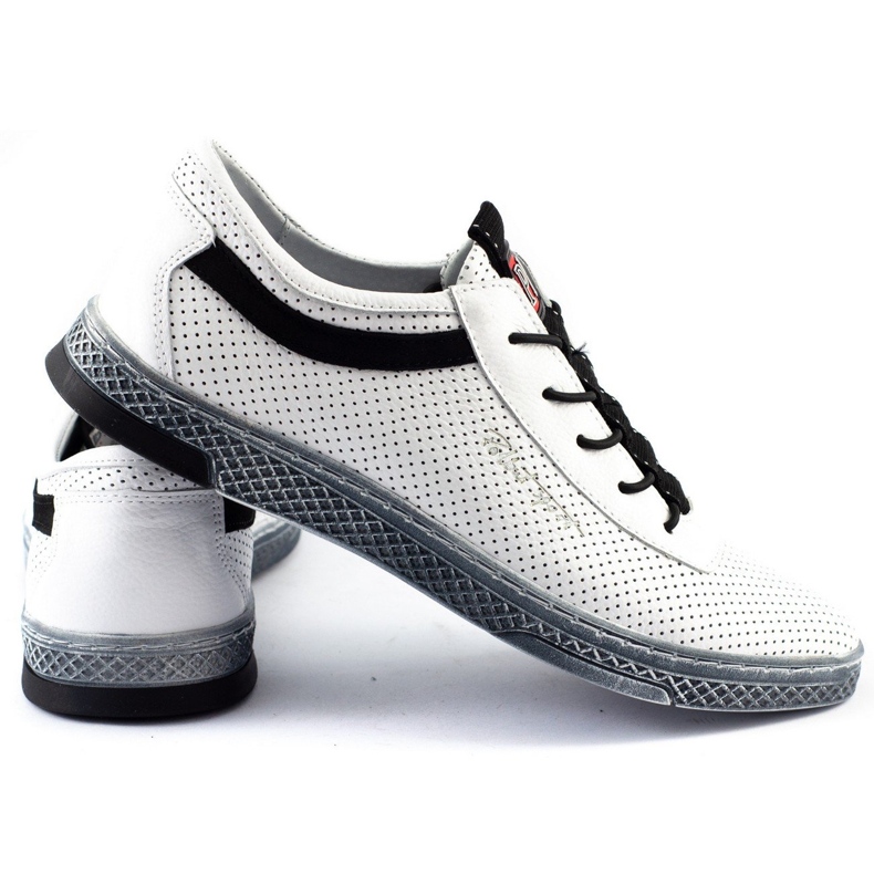 Polbut Zapato casual hombre piel K23P blanco 1