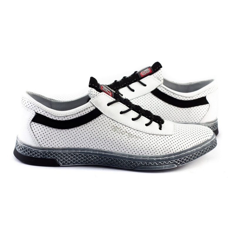 Polbut Zapato casual hombre piel K23P blanco 2 Polbut Zapato casual hombre piel K23P blanco 2