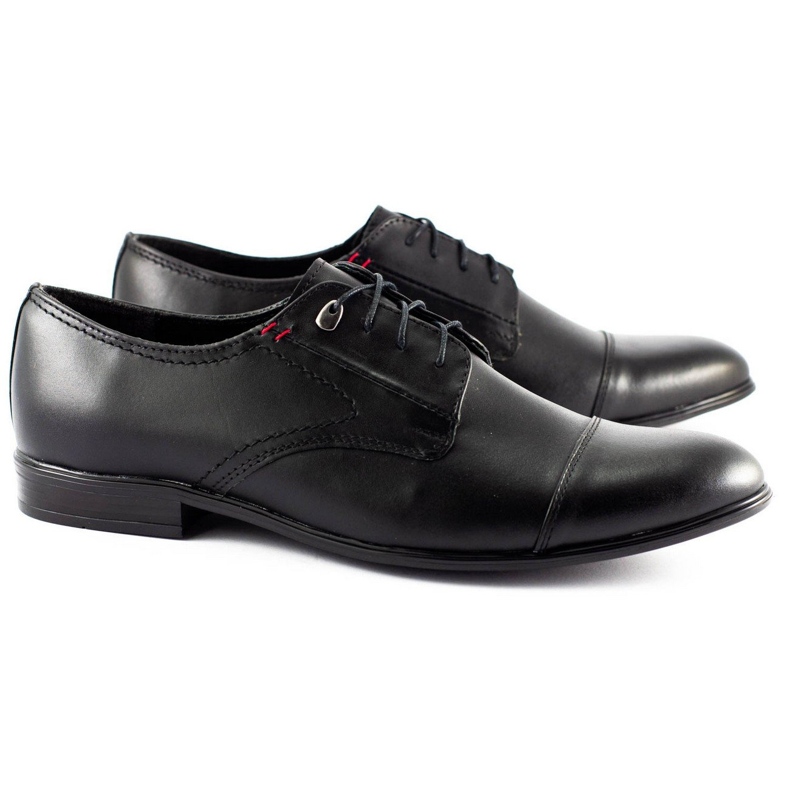Olivier Zapatos formales de hombre 301GT negro 1