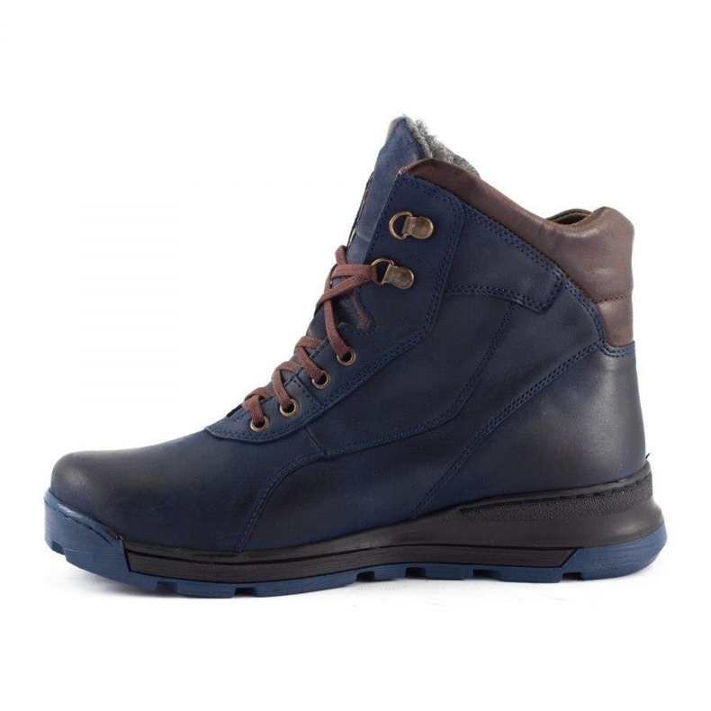 Polbut Zapatos de invierno para hombre J63s azul marino 1
