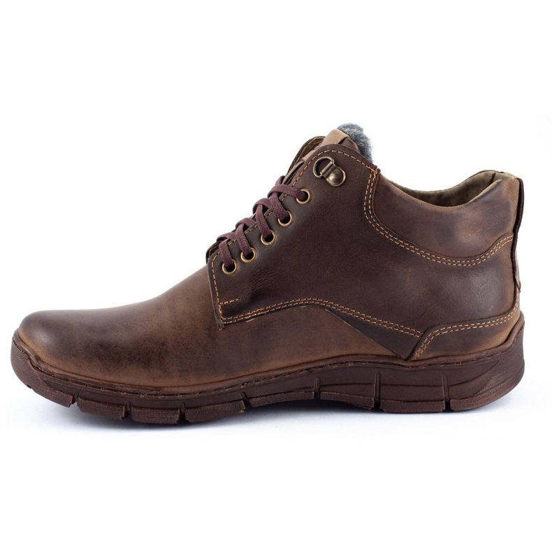 Polbut Zapatos de invierno para hombre J64S marrón 1
