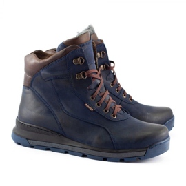 Polbut Zapatos de invierno para hombre J63s azul marino 2
