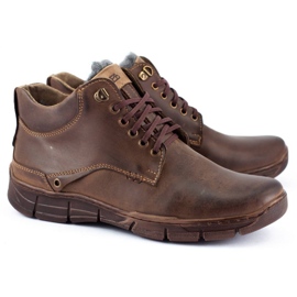 Polbut Zapatos de invierno para hombre J64S marrón 2