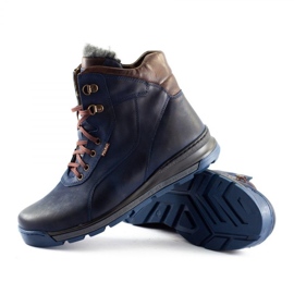 Polbut Zapatos de invierno para hombre J63s azul marino 3