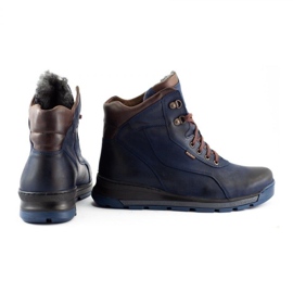 Polbut Zapatos de invierno para hombre J63s azul marino 4