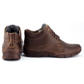 Polbut Zapatos de invierno para hombre J64S marrón 4