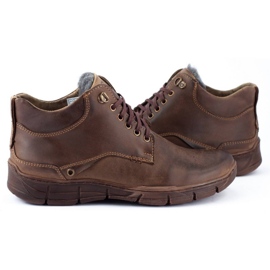 Polbut Zapatos de invierno para hombre J64S marrón 5