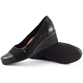 Pulso Salón para tacones cuña 361 negro 3