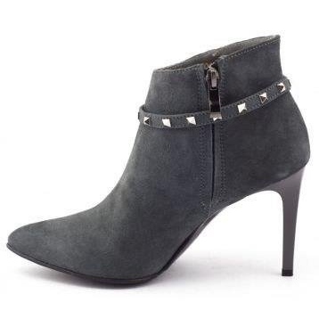 Botas de mujer Neścior 092-R ante grafito negro 1