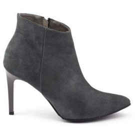 Botas de mujer Neścior 092-R ante grafito negro 2