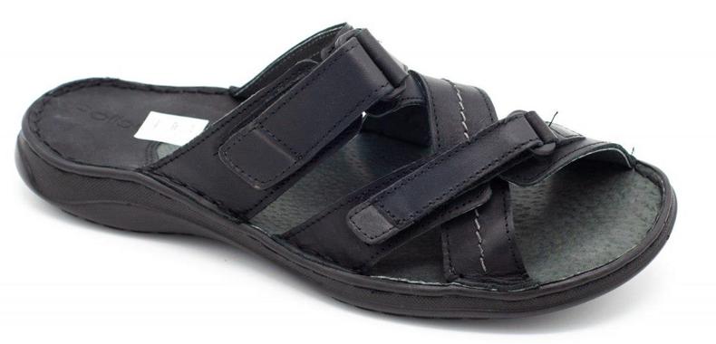 Polbut Pantuflas de hombre negras SA06 negro 1