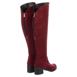 Olivier Botas aislantes Agnes burdeos rojo 2