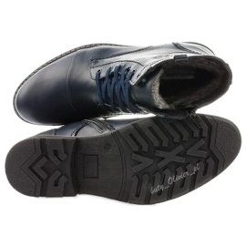 Mario Pala Botas de nieve hombre azul marino 312 4