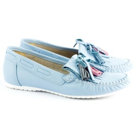Lewski Mocasines mujer 2673 azul 3