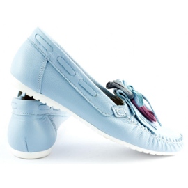 Lewski Mocasines mujer 2673 azul 5