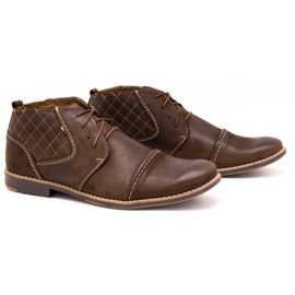 Olivier Zapatos hombre acolchados 254 marrón 2