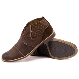 Olivier Zapatos hombre acolchados 254 marrón 3