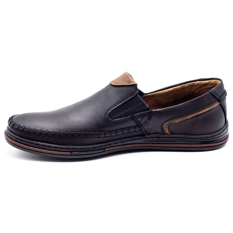 Polbut Zapatos hombre mocasines 09 negro 1