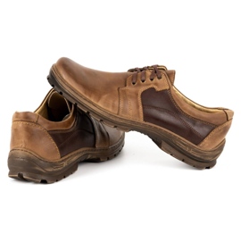 Polbut Zapatos casual de hombre K19 marrón 5