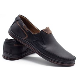 Polbut Zapatos hombre mocasines 09 negro 4