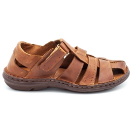 Polbut Sandalias 211 camel naranja 1