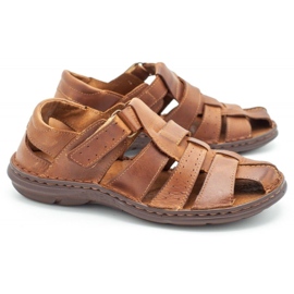 Polbut Sandalias 211 camel naranja 3