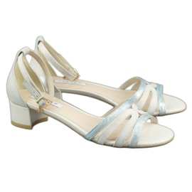 Lizard Sandalias en el poste 04643 azul perla 2
