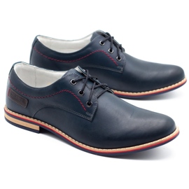 ABIS Zapatos piel hombre 4149 Grl azul marino 2