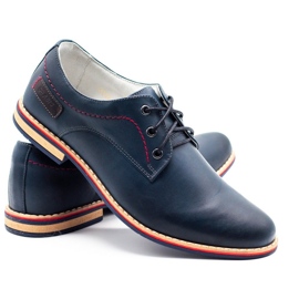 ABIS Zapatos piel hombre 4149 Grl azul marino 4