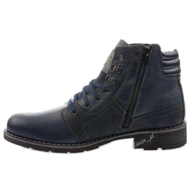 Mario Pala 323 botas de nieve azul marino 1