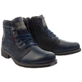 Mario Pala 323 botas de nieve azul marino 2