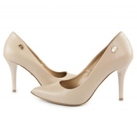 Saway Tacones altos de mujer 2333 cappuccino beige 2